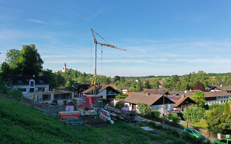 Grundstück am Hang für Einfamilienhaus (EFH) in Andechs