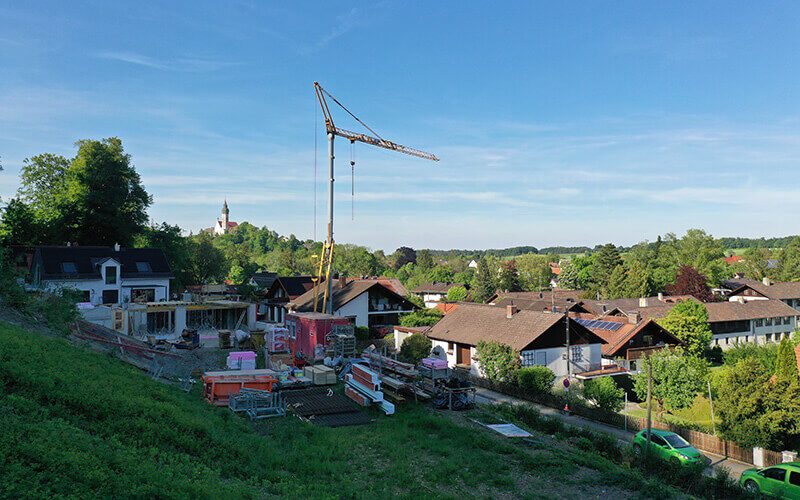 Grundstück am Hang für Einfamilienhaus (EFH) in Andechs