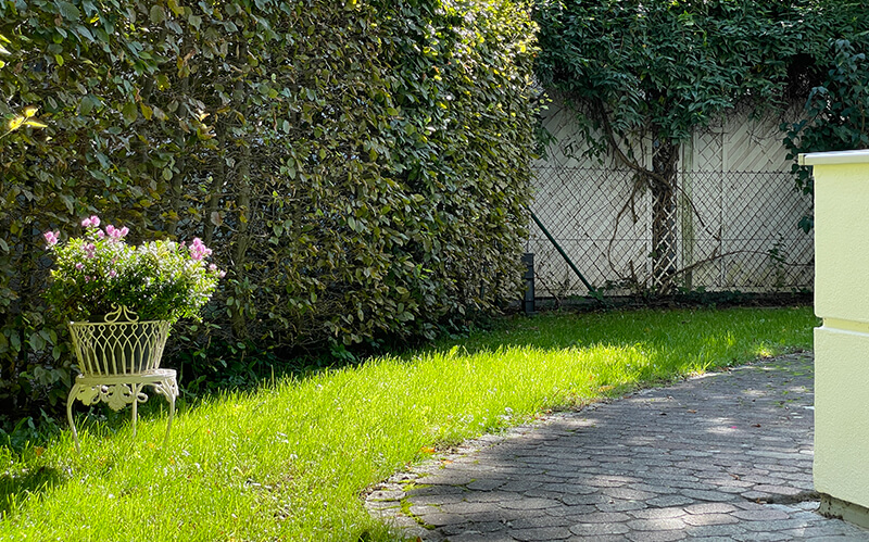 Verkauf Immobilie München Gartenwohnung auf zwei Ebenen: Garten