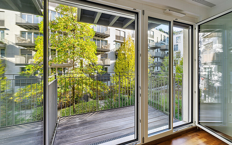 Immobilienangebot 3-Zimmer-Wohnung in den Nymphenburger Höfen, München: Balkon