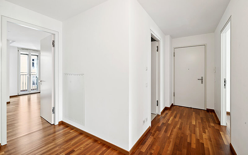 Immobilienangebot 3-Zimmer-Wohnung in den Nymphenburger Höfen, München: Empfang, Flur